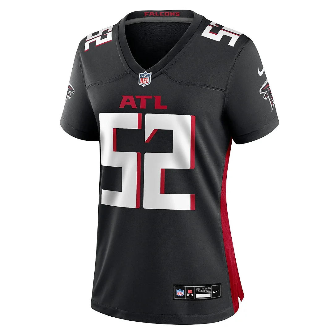 Zennovawear Jovaughn Gwyn Atlanta Falcons Women's Team Game Jersey - Black