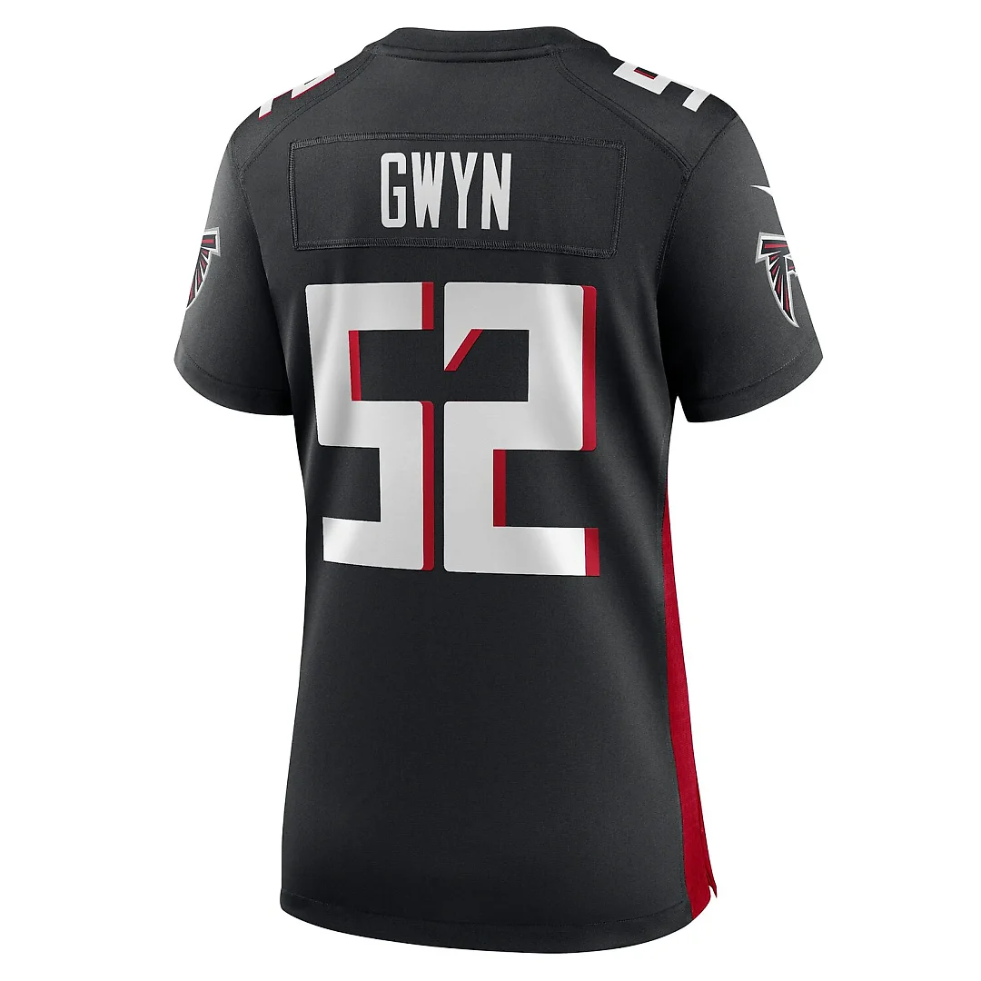 Zennovawear Jovaughn Gwyn Atlanta Falcons Women's Team Game Jersey - Black