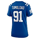 Zennovawear JT Tuimoloau Indianapolis Colts Women's Team Game Jersey - Royal