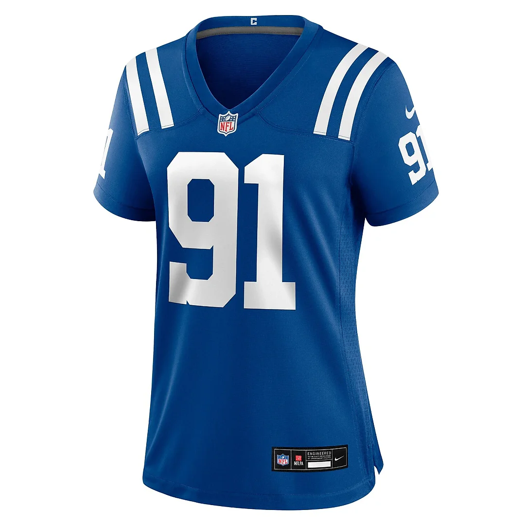 Zennovawear JT Tuimoloau Indianapolis Colts Women's Team Game Jersey - Royal