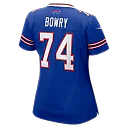Zennovawear Jude Bowry Buffalo Bills Women's Team Game Jersey - Royal