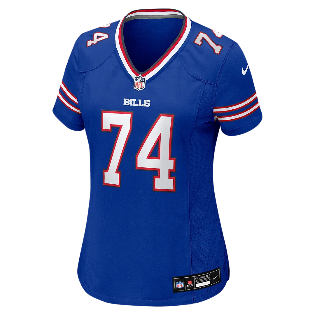 Zennovawear Jude Bowry Buffalo Bills Women's Team Game Jersey - Royal