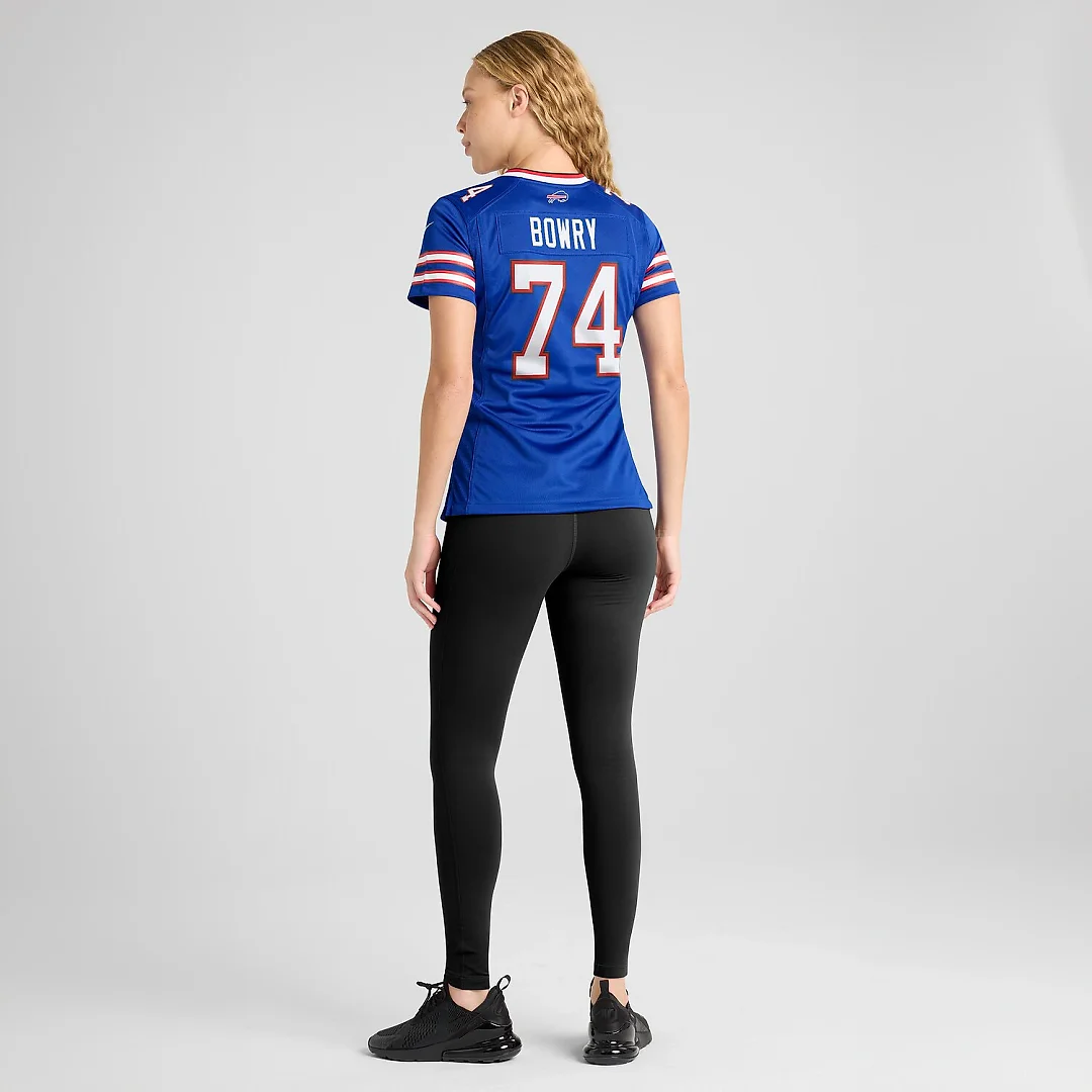Zennovawear Jude Bowry Buffalo Bills Women's Team Game Jersey - Royal