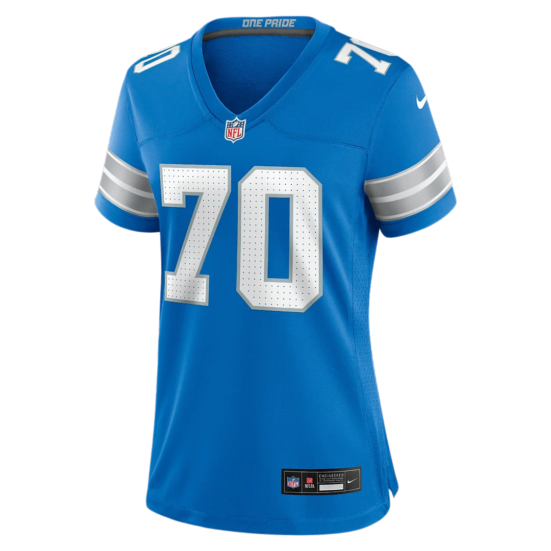 Zennovawear Juice Scruggs Detroit Lions Women's Team Game Jersey - Blue