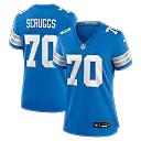 Zennovawear Juice Scruggs Detroit Lions Women's Team Game Jersey - Blue