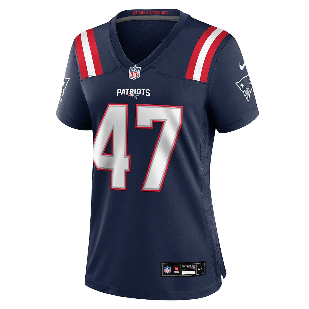 Zennovawear Julian Ashby New England Patriots Women's Team Game Jersey - Navy