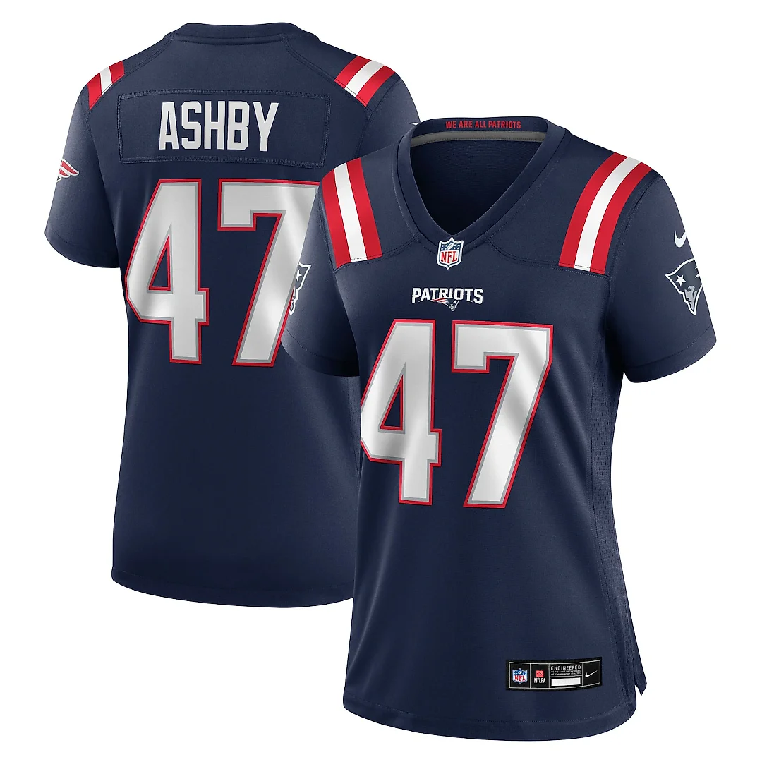 Zennovawear Julian Ashby New England Patriots Women's Team Game Jersey - Navy