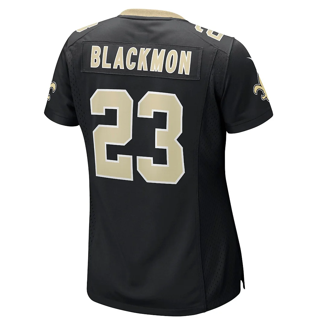 Zennovawear Julian Blackmon New Orleans Saints Women's Team Game Jersey - Black