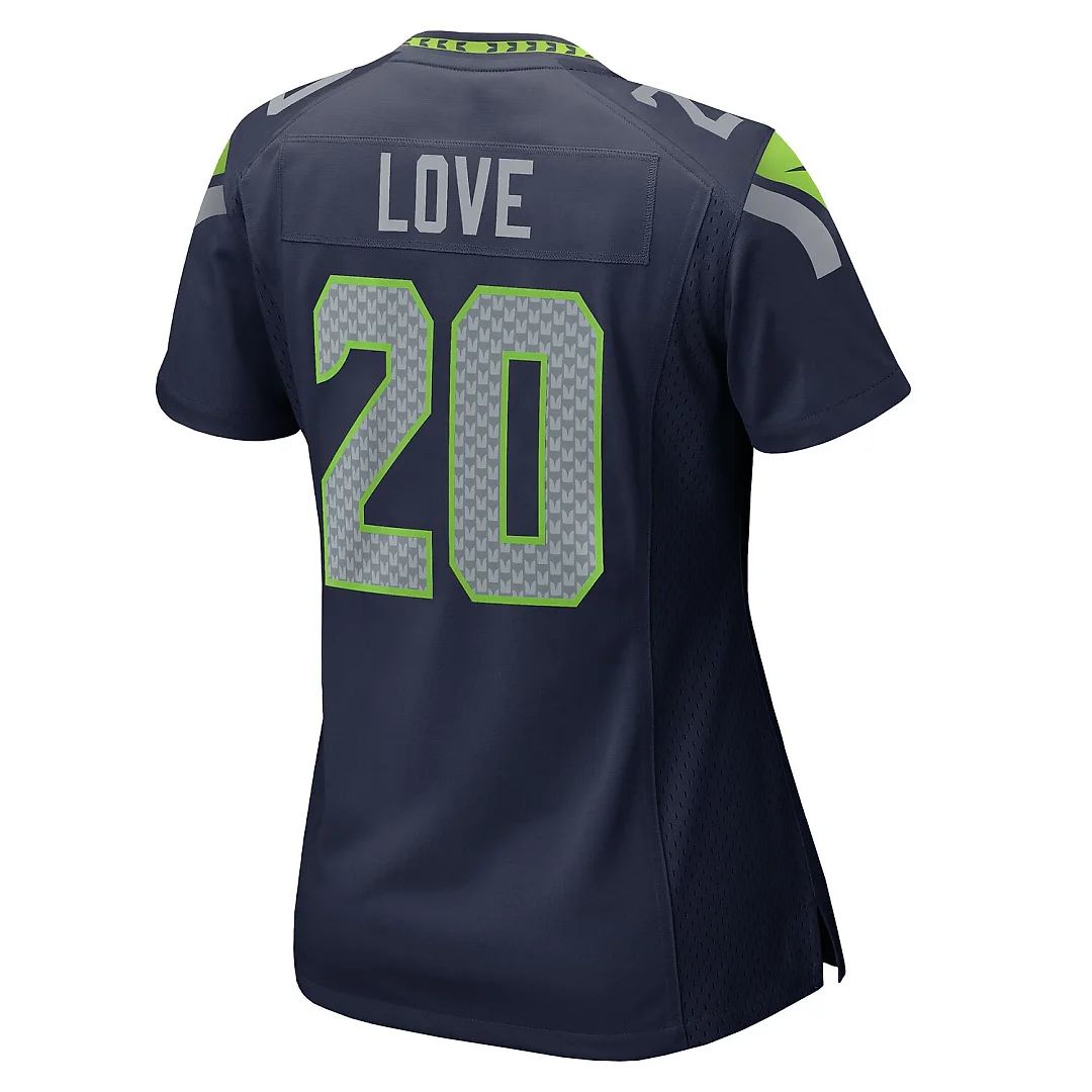 Zennovawear Julian Love Seattle Seahawks Women's Team Game Jersey - College Navy