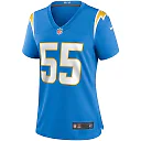 Zennovawear Junior Seau Los Angeles Chargers Women's Game Retired Player Jersey - Powder Blue