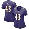 Zennovawear Justice Hill Baltimore Ravens Women's Game Jersey - Purple