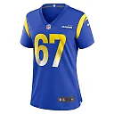 Zennovawear Justin Dedich Los Angeles Rams Women's Game Jersey - Royal