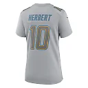 Zennovawear Justin Herbert Los Angeles Chargers Women's Atmosphere Fashion Game Jersey - Gray