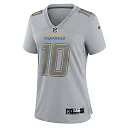 Zennovawear Justin Herbert Los Angeles Chargers Women's Atmosphere Fashion Game Jersey - Gray