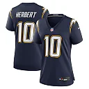 Zennovawear Justin Herbert Los Angeles Chargers Women's Alternate Super Chargers Game Jersey - Navy