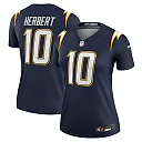 Zennovawear Justin Herbert Los Angeles Chargers Women's Alternate Super Chargers Legend Player Performance Top - Navy