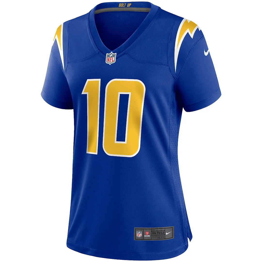 Zennovawear Justin Herbert Los Angeles Chargers Women's Game Jersey - Royal