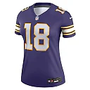 Zennovawear Justin Jefferson Minnesota Vikings Women's Alternate Legend Player Performance Top - Purple
