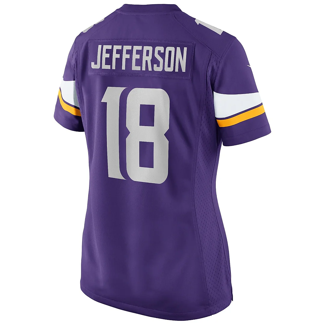 Zennovawear Justin Jefferson Minnesota Vikings Women's Game Jersey - Purple