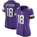 Zennovawear Justin Jefferson Minnesota Vikings Women's Game Jersey - Purple