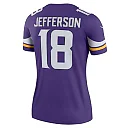 Zennovawear Justin Jefferson Minnesota Vikings Women's Legend Player Performance Top - Purple