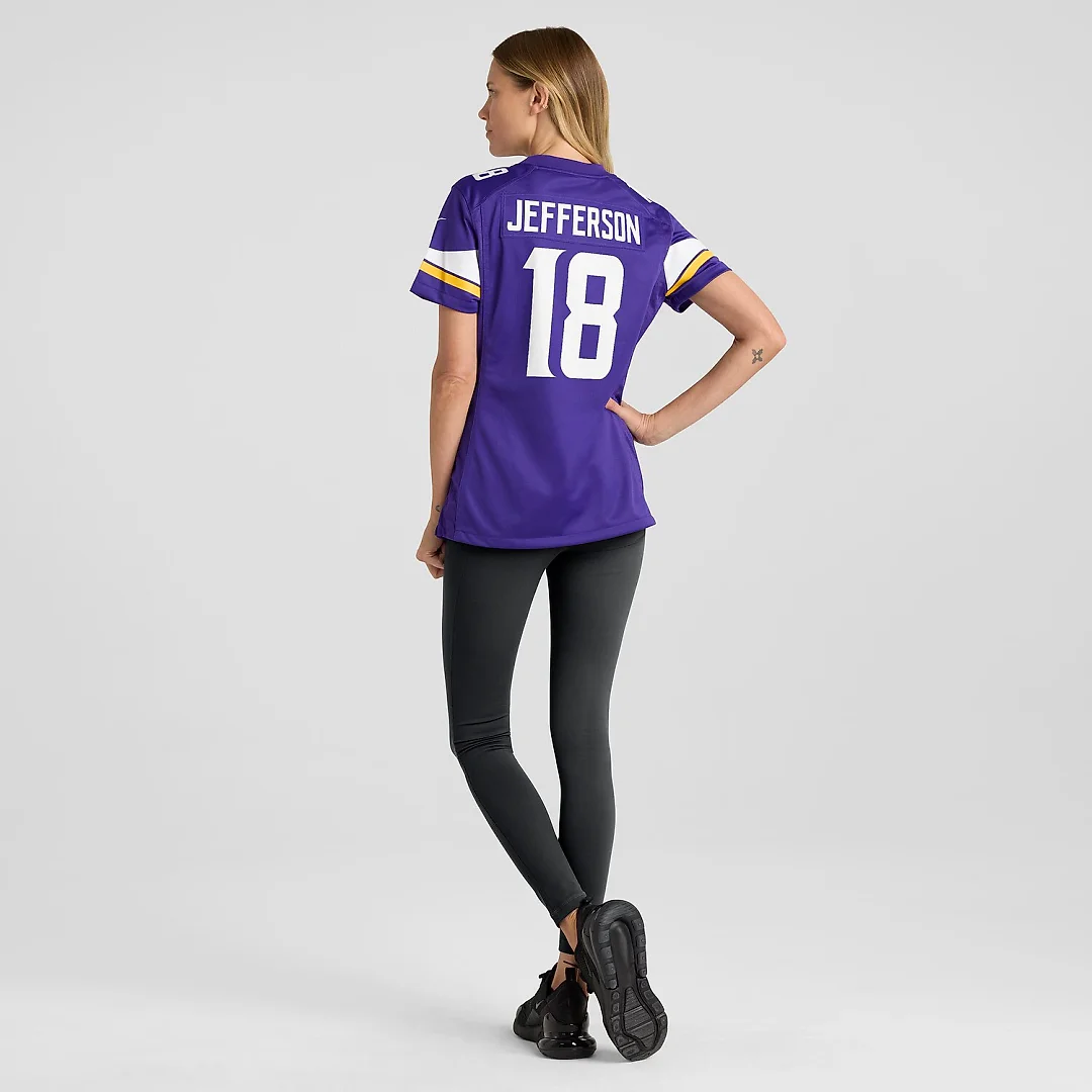 Zennovawear Justin Jefferson Minnesota Vikings Women's Game Jersey - Purple