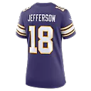 Zennovawear Justin Jefferson Minnesota Vikings Women's Player Jersey - Purple