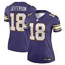 Zennovawear Justin Jefferson Minnesota Vikings Women's Alternate Legend Player Performance Top - Purple