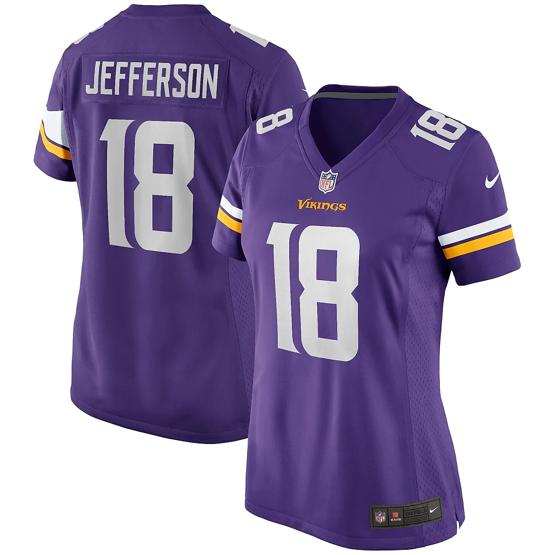 Zennovawear Justin Jefferson Minnesota Vikings Women's Game Jersey - Purple
