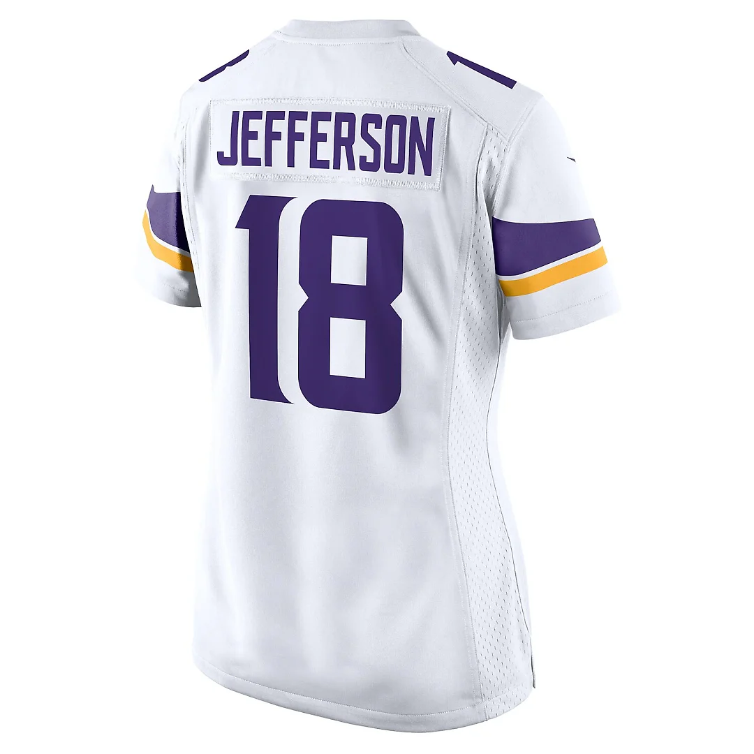 Zennovawear Justin Jefferson Minnesota Vikings Women's Game Player Jersey - White