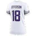 Zennovawear Justin Jefferson Minnesota Vikings Women's Alternate Game Player Jersey - White
