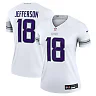 Zennovawear Justin Jefferson Minnesota Vikings Women's Alternate Legend Player Performance Top - White