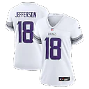 Zennovawear Justin Jefferson Minnesota Vikings Women's Alternate Game Player Jersey - White
