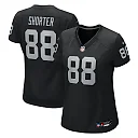 Zennovawear Justin Shorter Las Vegas Raiders Women's Team Game Jersey - Black
