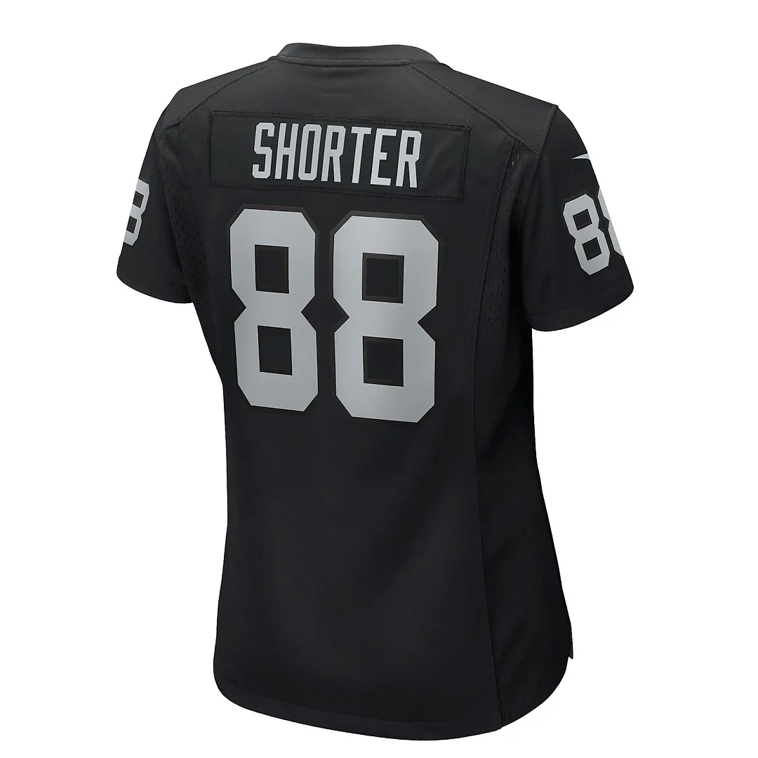 Zennovawear Justin Shorter Las Vegas Raiders Women's Team Game Jersey - Black