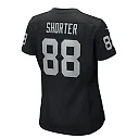 Zennovawear Justin Shorter Las Vegas Raiders Women's Team Game Jersey - Black