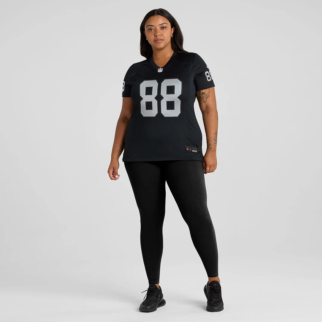 Zennovawear Justin Shorter Las Vegas Raiders Women's Team Game Jersey - Black