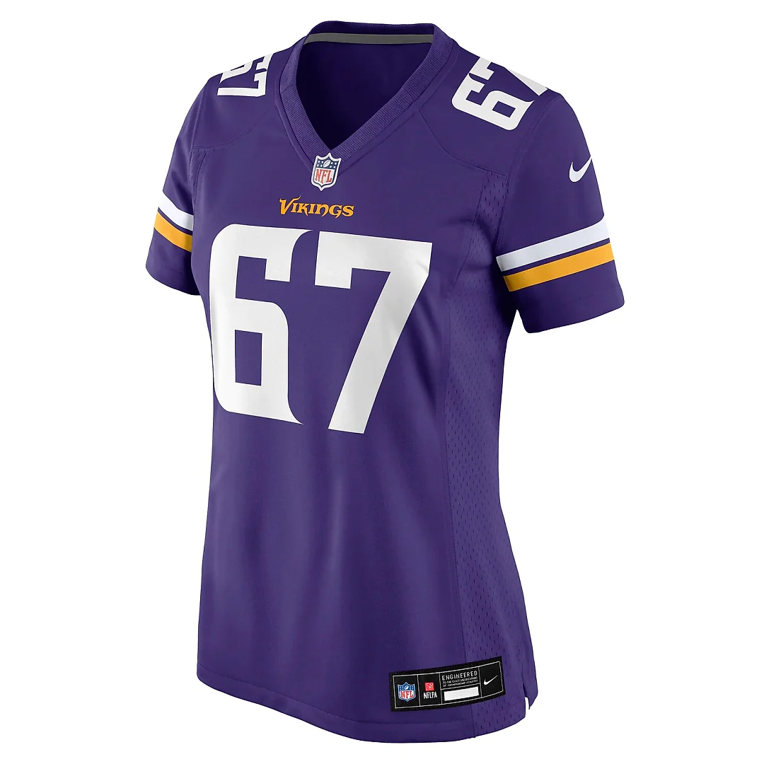 Zennovawear Justin Skule Minnesota Vikings Women's Team Game Jersey - Purple