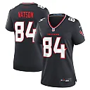 Zennovawear Justin Watson Houston Texans Women's Team Game Jersey - Navy