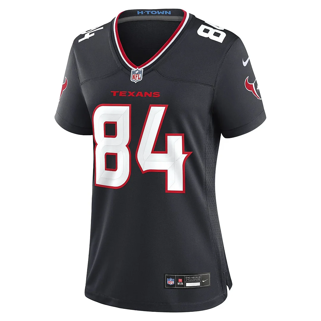 Zennovawear Justin Watson Houston Texans Women's Team Game Jersey - Navy