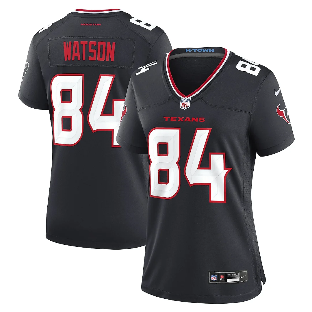 Zennovawear Justin Watson Houston Texans Women's Team Game Jersey - Navy