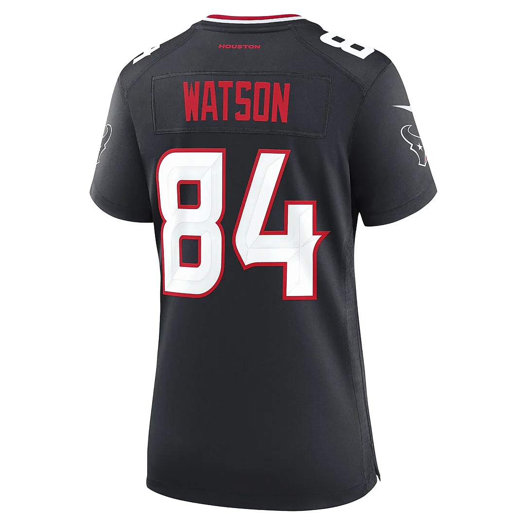 Zennovawear Justin Watson Houston Texans Women's Team Game Jersey - Navy