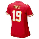 Zennovawear Kadarius Toney Kansas City Chiefs Women's Game Player Jersey - Red