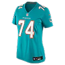 Zennovawear Kadyn Proctor Miami Dolphins Women's Team Game Jersey - Aqua
