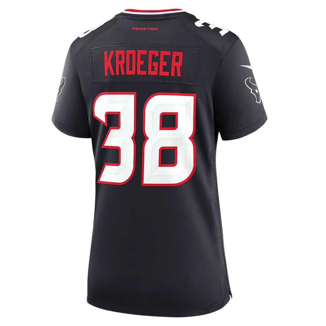 Zennovawear Kai Kroeger Houston Texans Women's Team Game Jersey - Navy