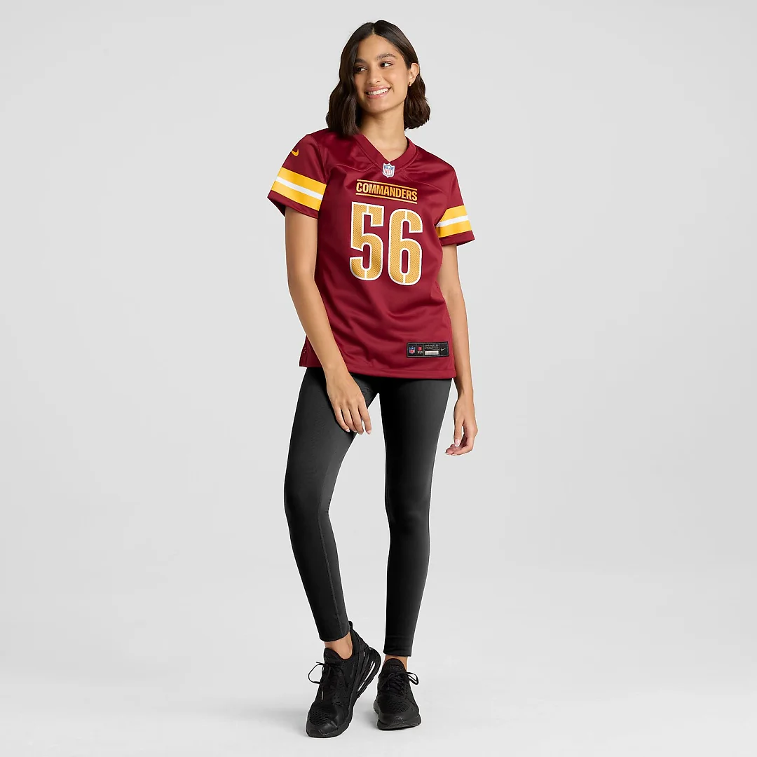 Zennovawear Kain Medrano Washington Commanders Women's Team Game Jersey - Burgundy