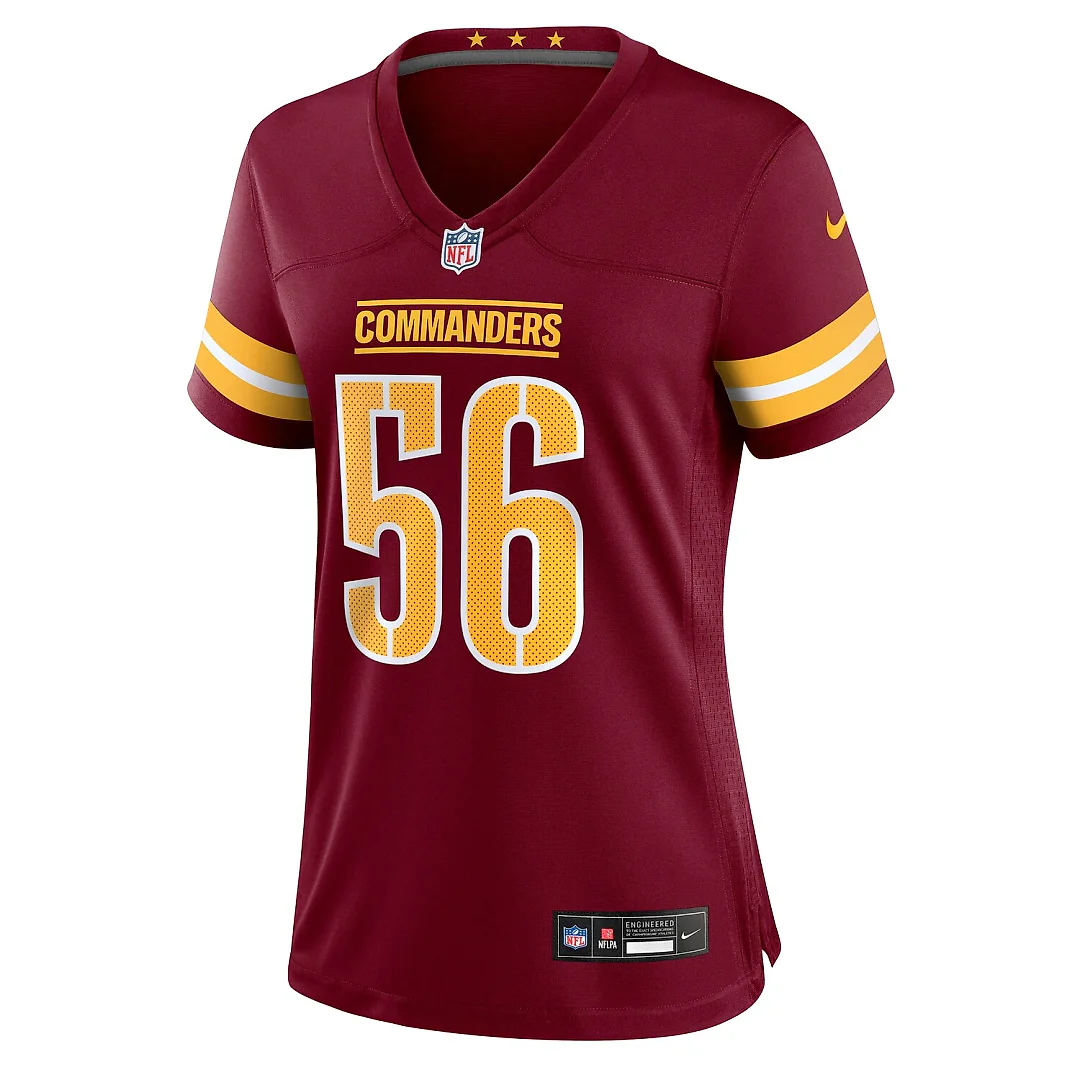 Zennovawear Kain Medrano Washington Commanders Women's Team Game Jersey - Burgundy