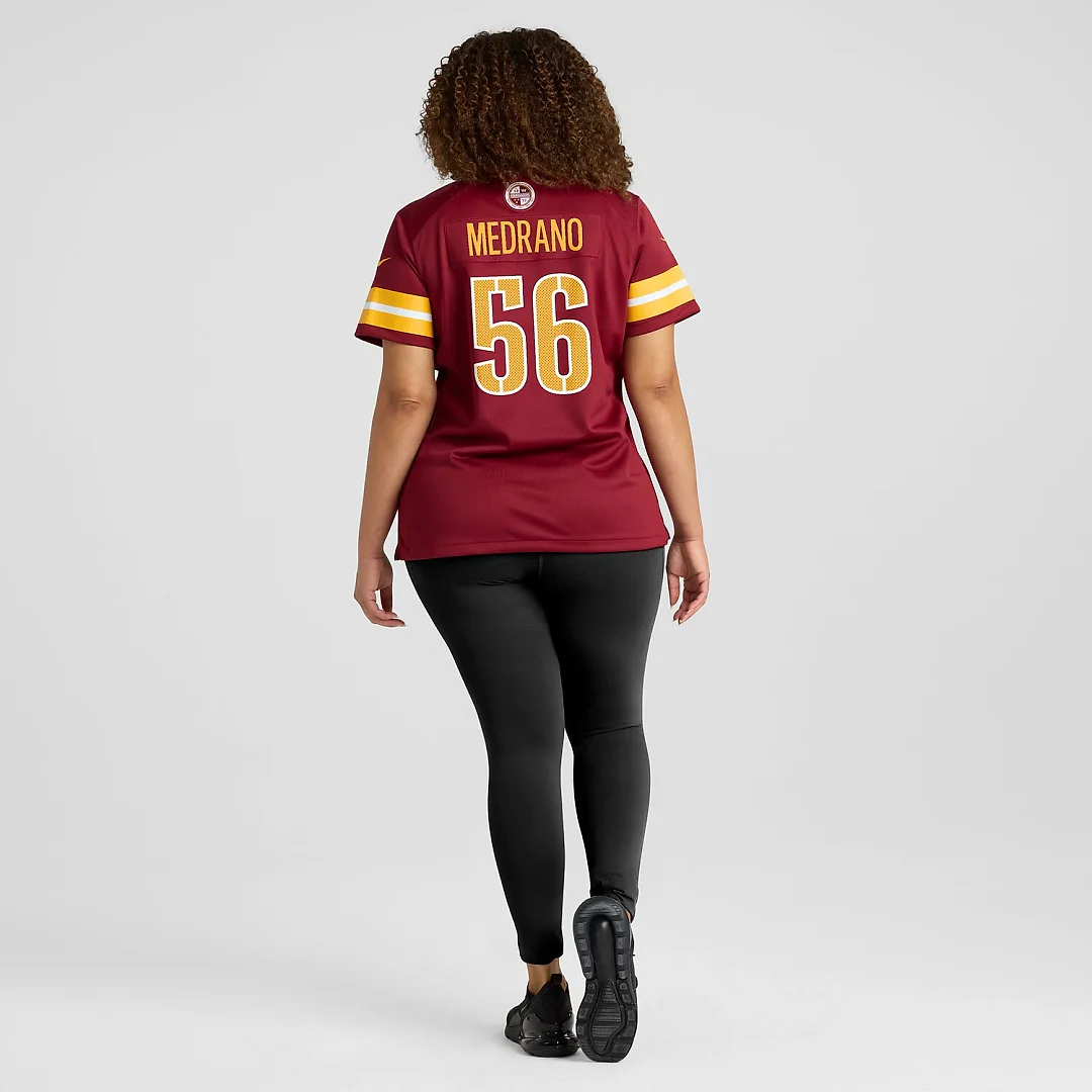 Zennovawear Kain Medrano Washington Commanders Women's Team Game Jersey - Burgundy