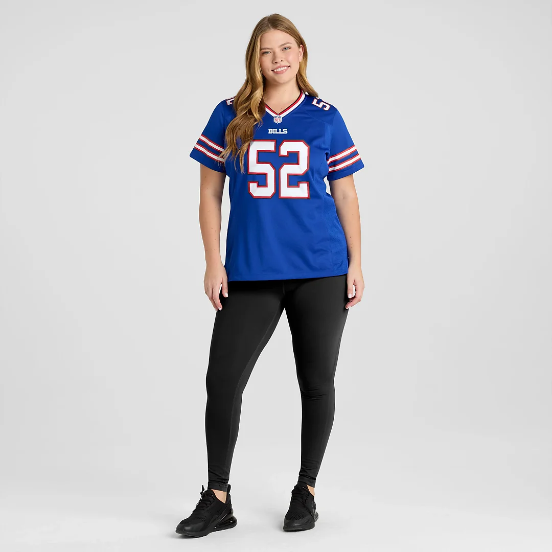Zennovawear Kaleb Elarms-Orr Buffalo Bills Women's Team Game Jersey - Royal