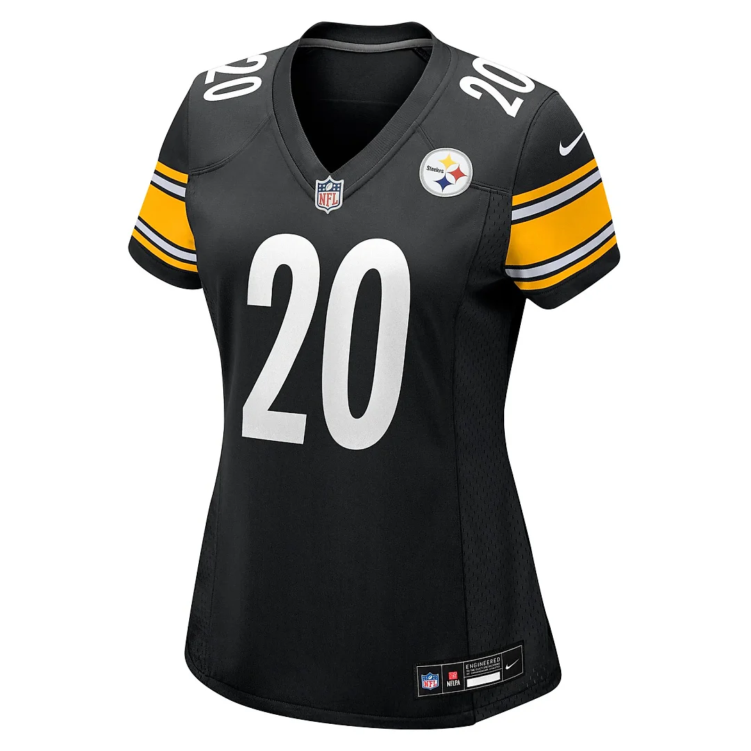 Zennovawear Kaleb Johnson Pittsburgh Steelers Women's Team Game Jersey - Black